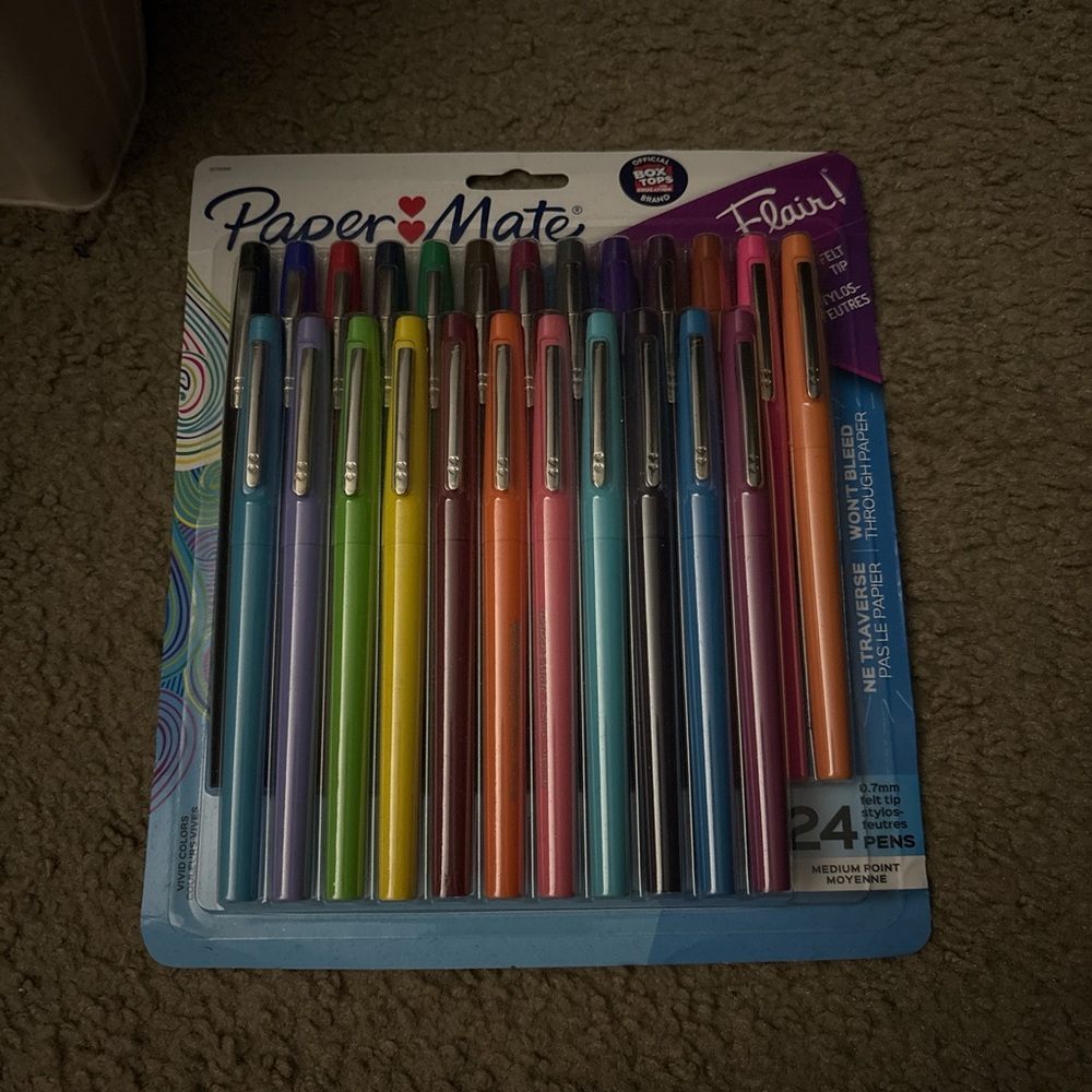 Paper Mate Flair Felt Tip Pens 24-Pack